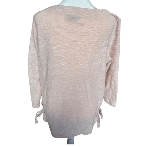 Jones New York sweater top with tie details L - Picture 3 of 5